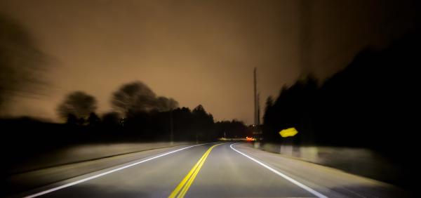 Two-lane road